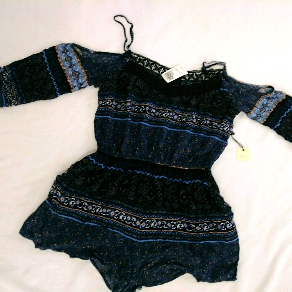 Forever 21 Off-the-Shoulder Romper